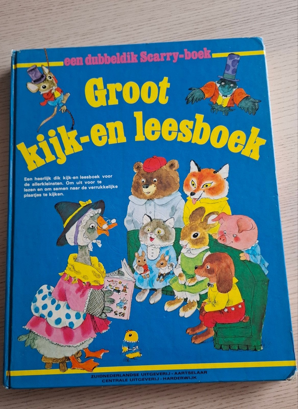 Richard Scarry: Groot kijk- en leesboek (dubbel dik), Ophalen of Verzenden, Gelezen, Richard Scarry