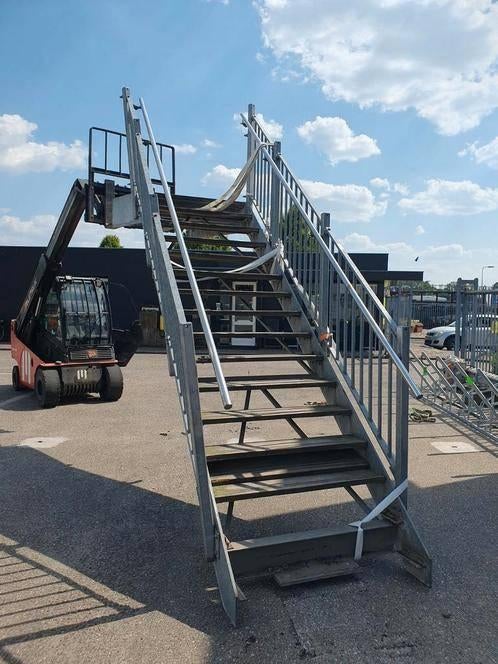 Gegalvaniseerde trap noodtrap vluchttrap brandtrap ( 930 ), Ophalen, Gebruikt, Trap, Nb
