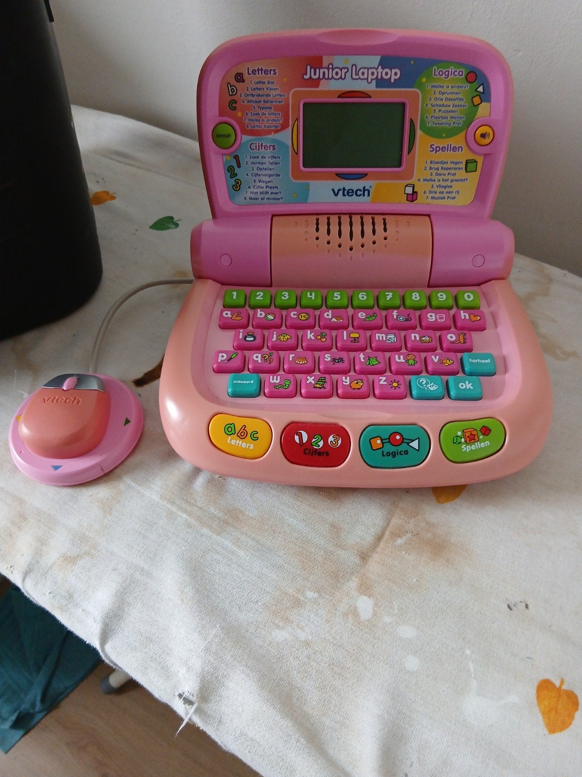 v tech kindelaptop, Ophalen