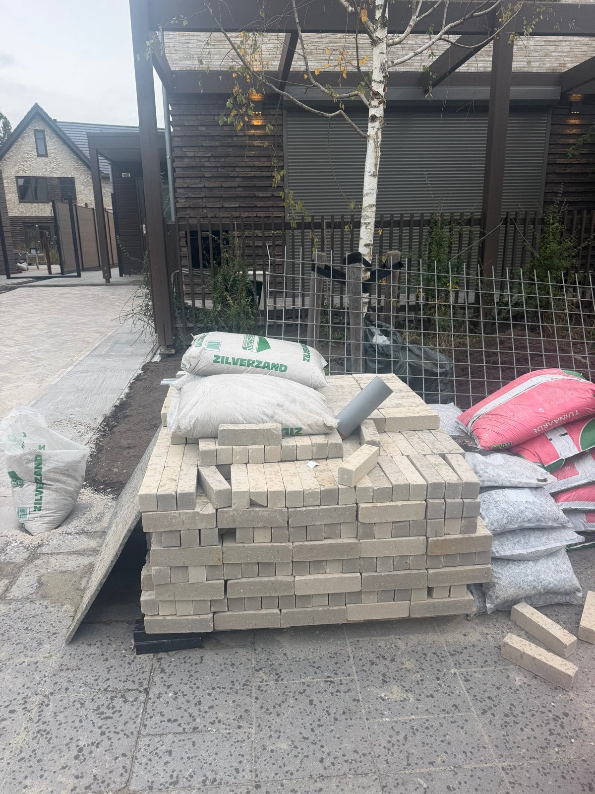 Gebakken klinkers gromo antica “van der sanden” waaltjes, Ophalen, Overige materialen, Gebruikt, 20 tot 40 cm