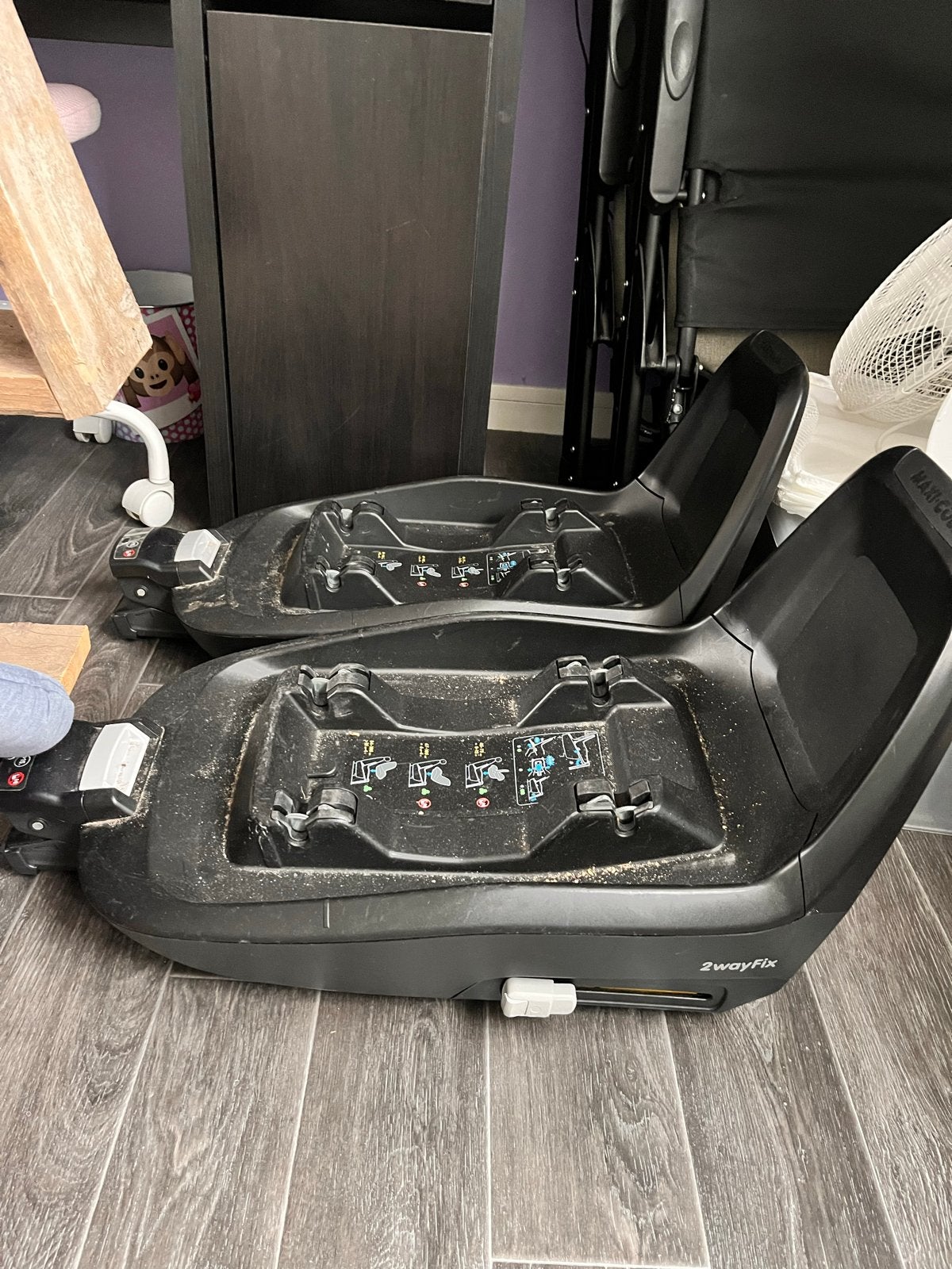Maxi-Cosi 2wayFix Isofix base - 2 stuks, Kinderen en Baby's, Ophalen, Gebruikt, Maxi-Cosi, Isofix