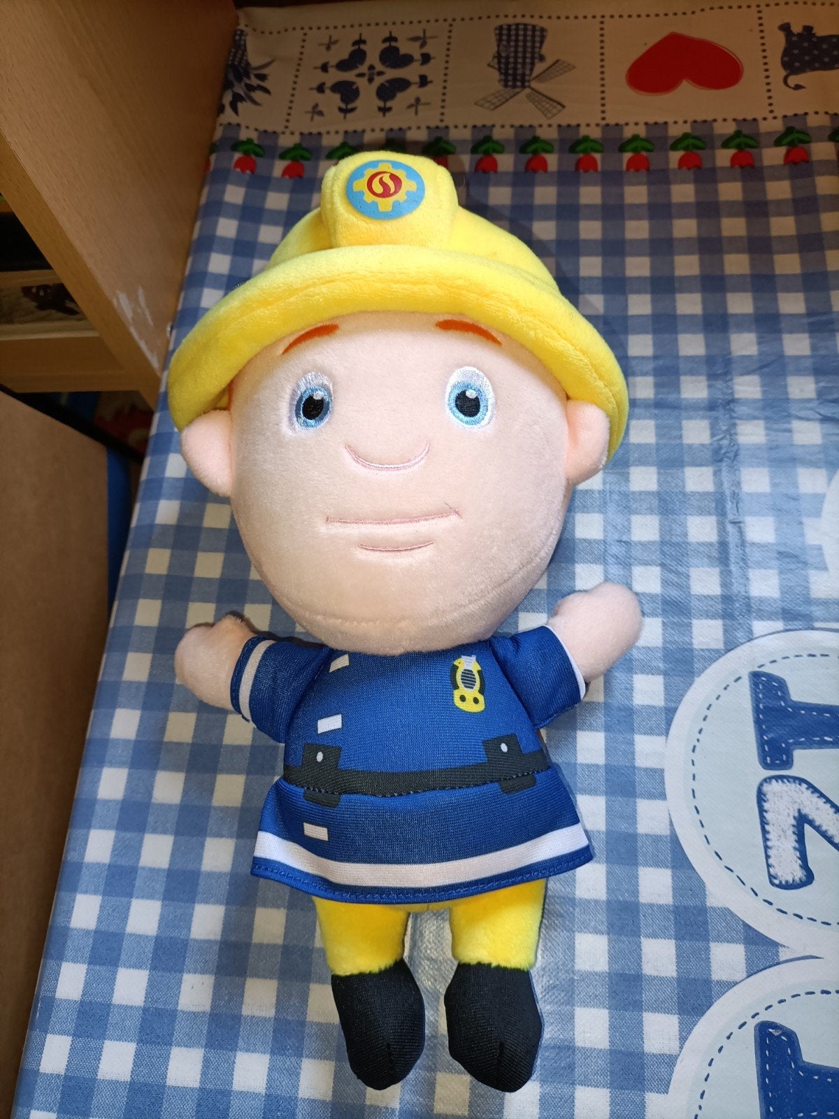 Brandweerman Sam knuffel 29 cm groot, Ophalen of Verzenden, Zo goed als nieuw, Overige typen
