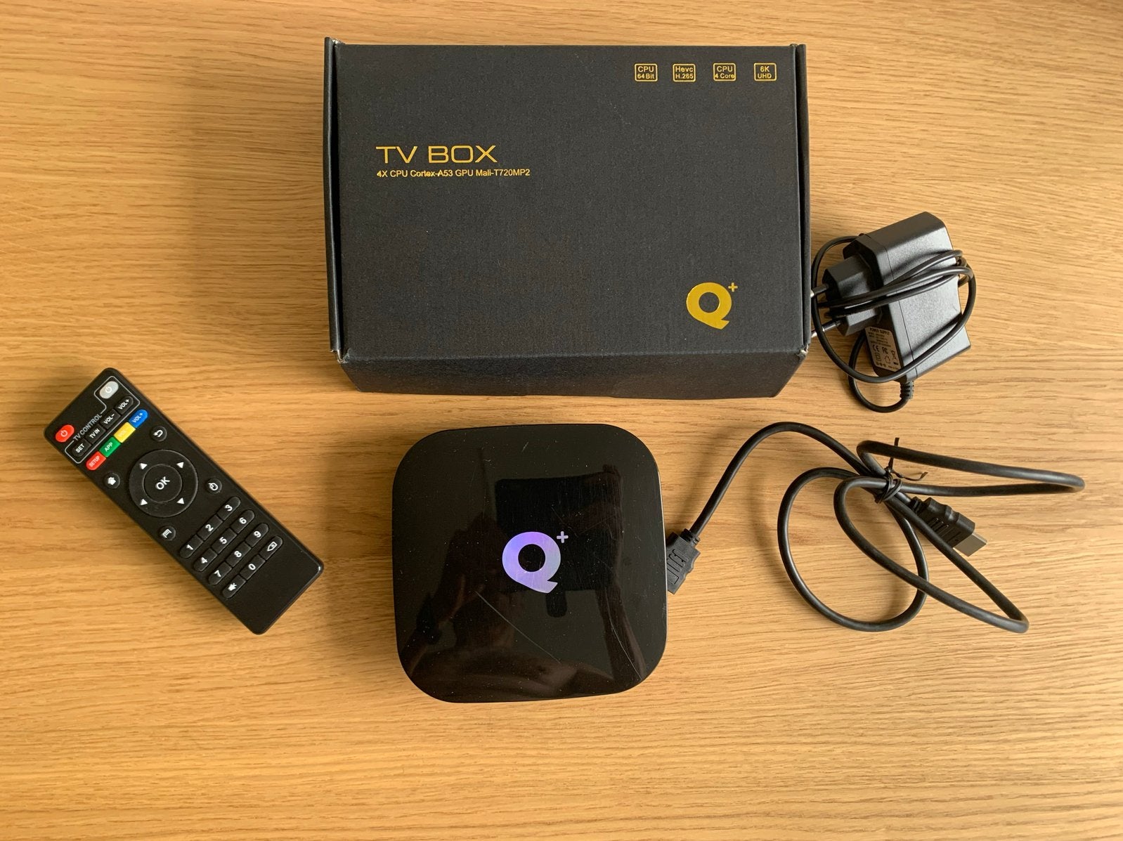 Android TV Box Q+ 4K, Ophalen of Verzenden, Zo goed als nieuw, HDMI, Zonder harde schijf
