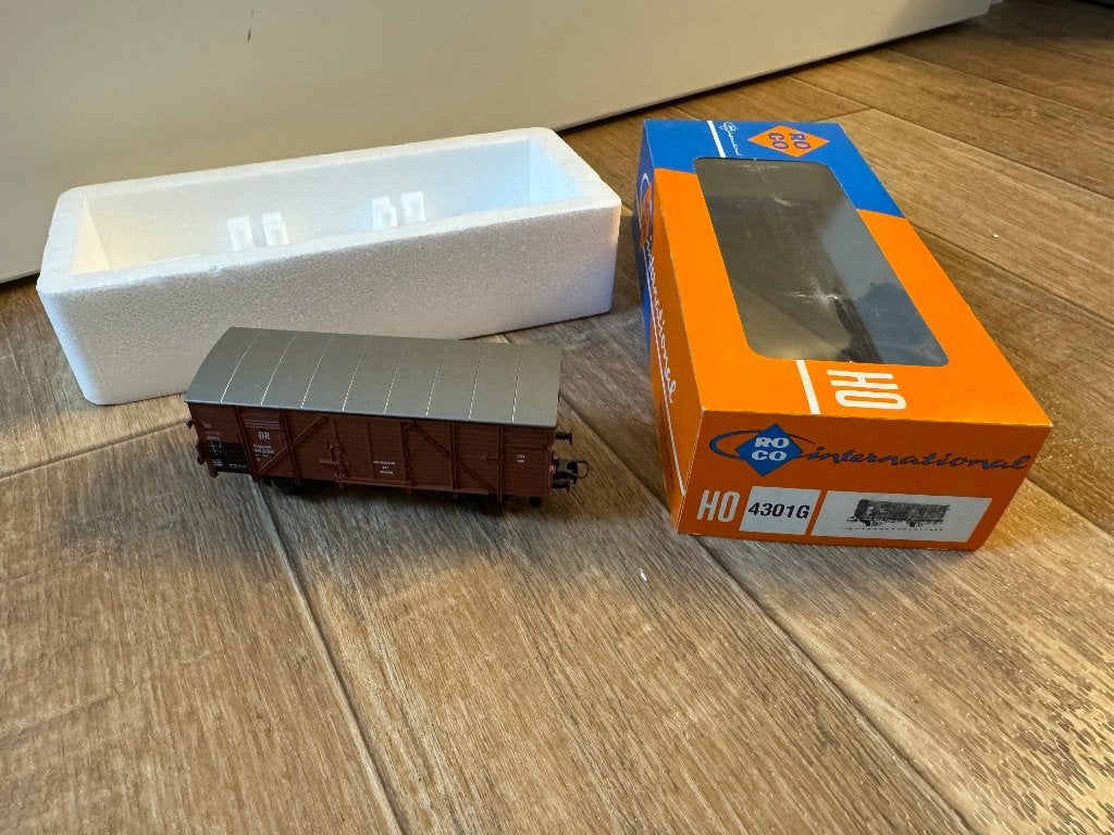 Roco goederenwagen, Gelijkstroom of Wisselstroom, Wagon, Ophalen of Verzenden, Zo goed als nieuw