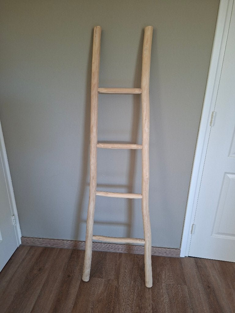 Houten decoratieladder, Ophalen, Zo goed als nieuw, Hout