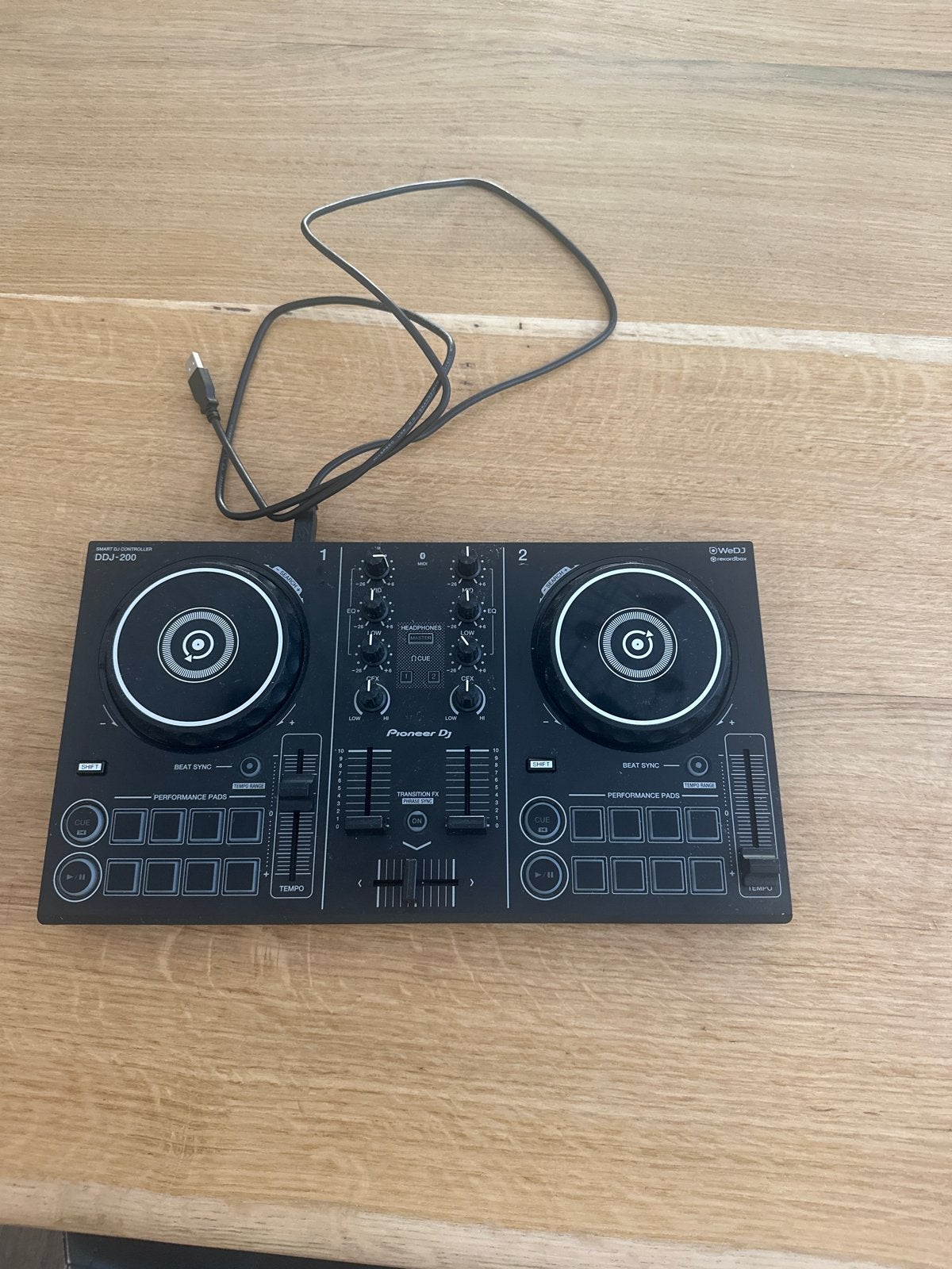 Pioneer DJ DDJ-200 DJ-controler mer pioneer koptelefoon, Muziek en Instrumenten, Ophalen of Verzenden, Zo goed als nieuw, Dj-set