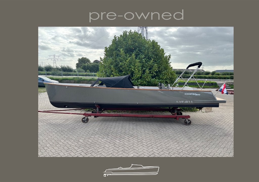 Cooper800 - 57pk - Cooper 800 - 2021, Watersport en Boten, Tender, Gebruikt, Binnenboordmotor, Diesel