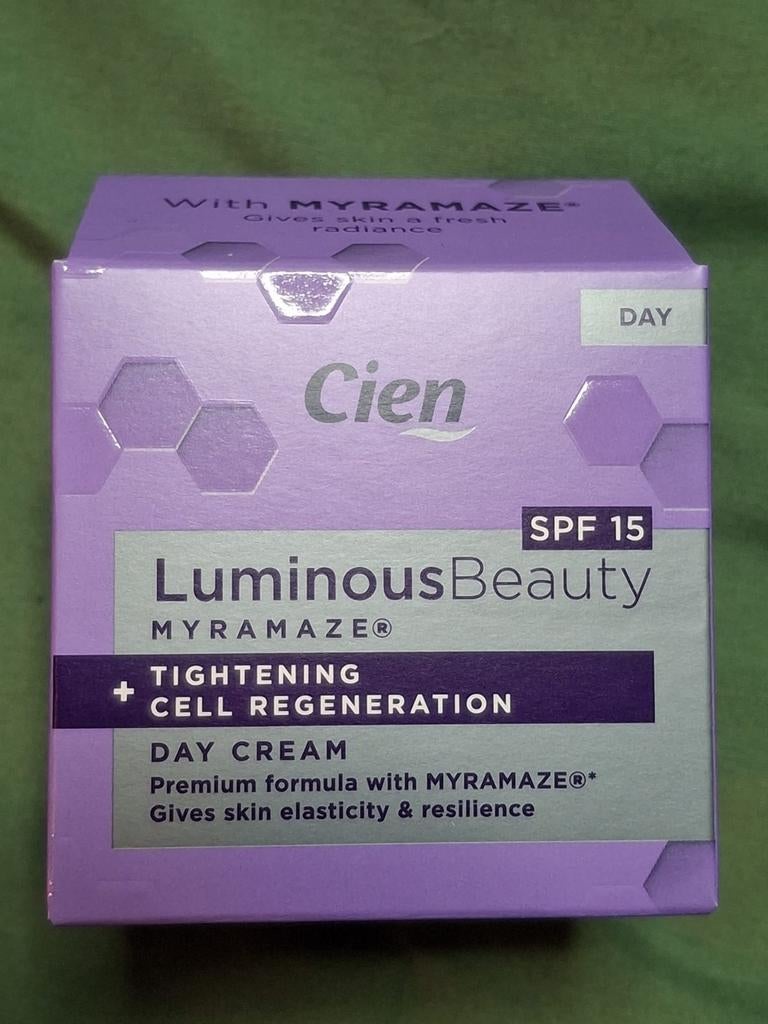Cien Luminous Beauty Dagcrème SPF 15 Verstevigend, Ophalen of Verzenden, Nieuw, Gehele gezicht, Verzorging