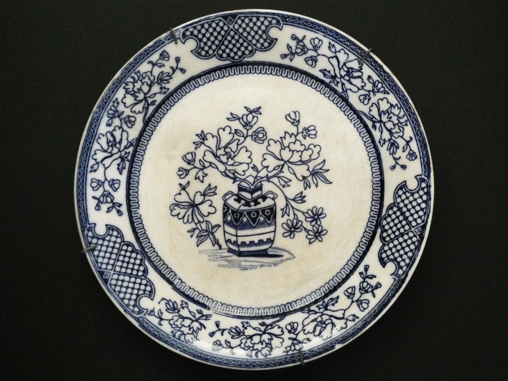 Groot bord schotel van Petrus Regout Flora 42 cm. standaard, Antiek en Kunst, Ophalen of Verzenden
