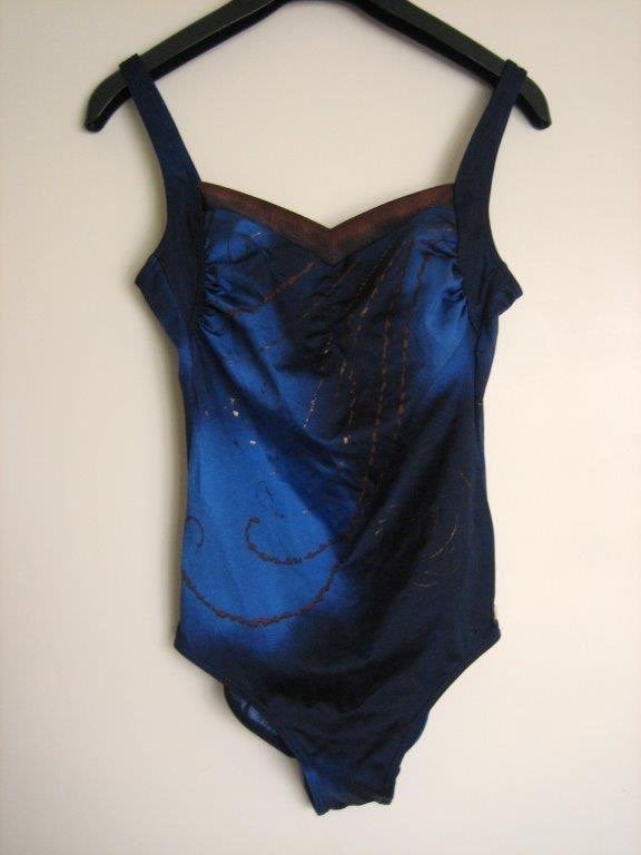 Zeer mooi badpak in blauwtinten SUNFLAIR 40-D snazzeys, Kleding | Dames, Nieuw, Badpak, Sunflair, Verzenden