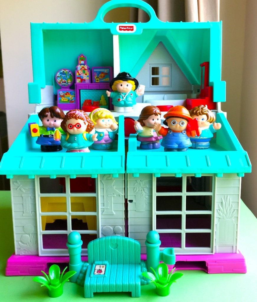 Little people fisher price, Ophalen, Zo goed als nieuw, Speelset, Met licht