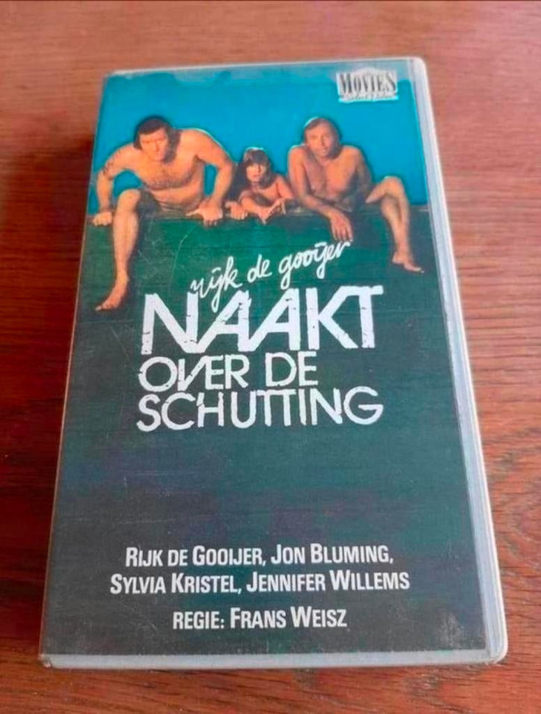 Naakt over de schutting videoband., Cd's en Dvd's, VHS | Film, Alle leeftijden, Ophalen of Verzenden, Gebruikt
