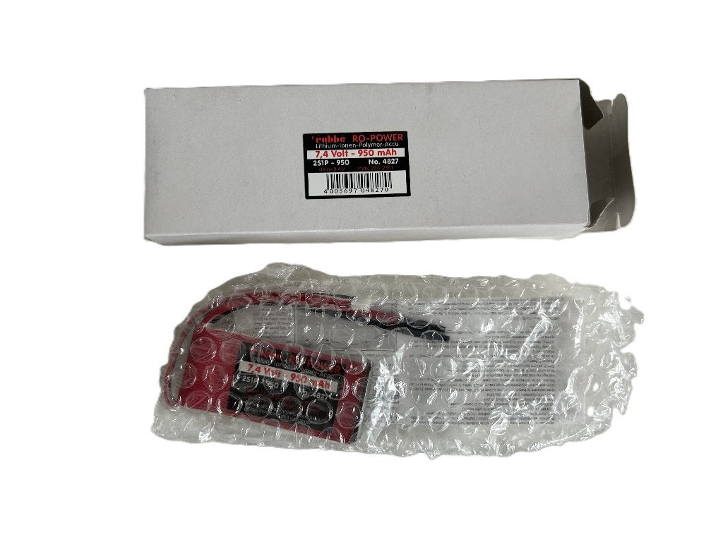 Robbe 7.4V 950mah 2S1P 4827 lipo rc nieuw, Hobby en Vrije tijd, Modelbouw | Radiografisch | Auto's, Ophalen of Verzenden, Nieuw