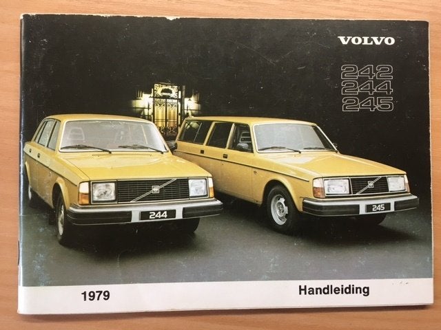 Volvo 242 244 245    Handleiding     1979 -      Topstaat, Ophalen of Verzenden