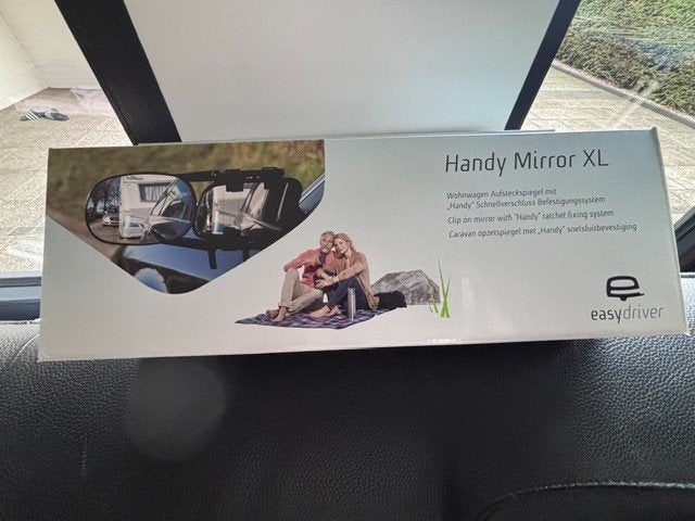 2x EasyDriver Handy Mirror XL Caravan Opzetspiegels, Caravans en Kamperen, Ophalen of Verzenden, Zo goed als nieuw