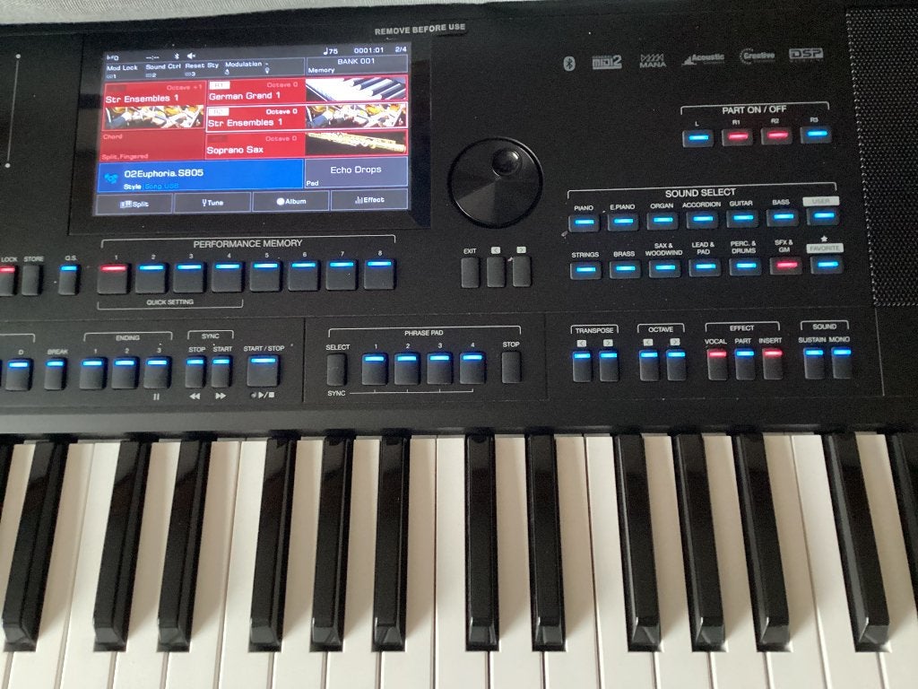 Keyboard, Ophalen, 61 toetsen, Zo goed als nieuw, Midi-aansluiting