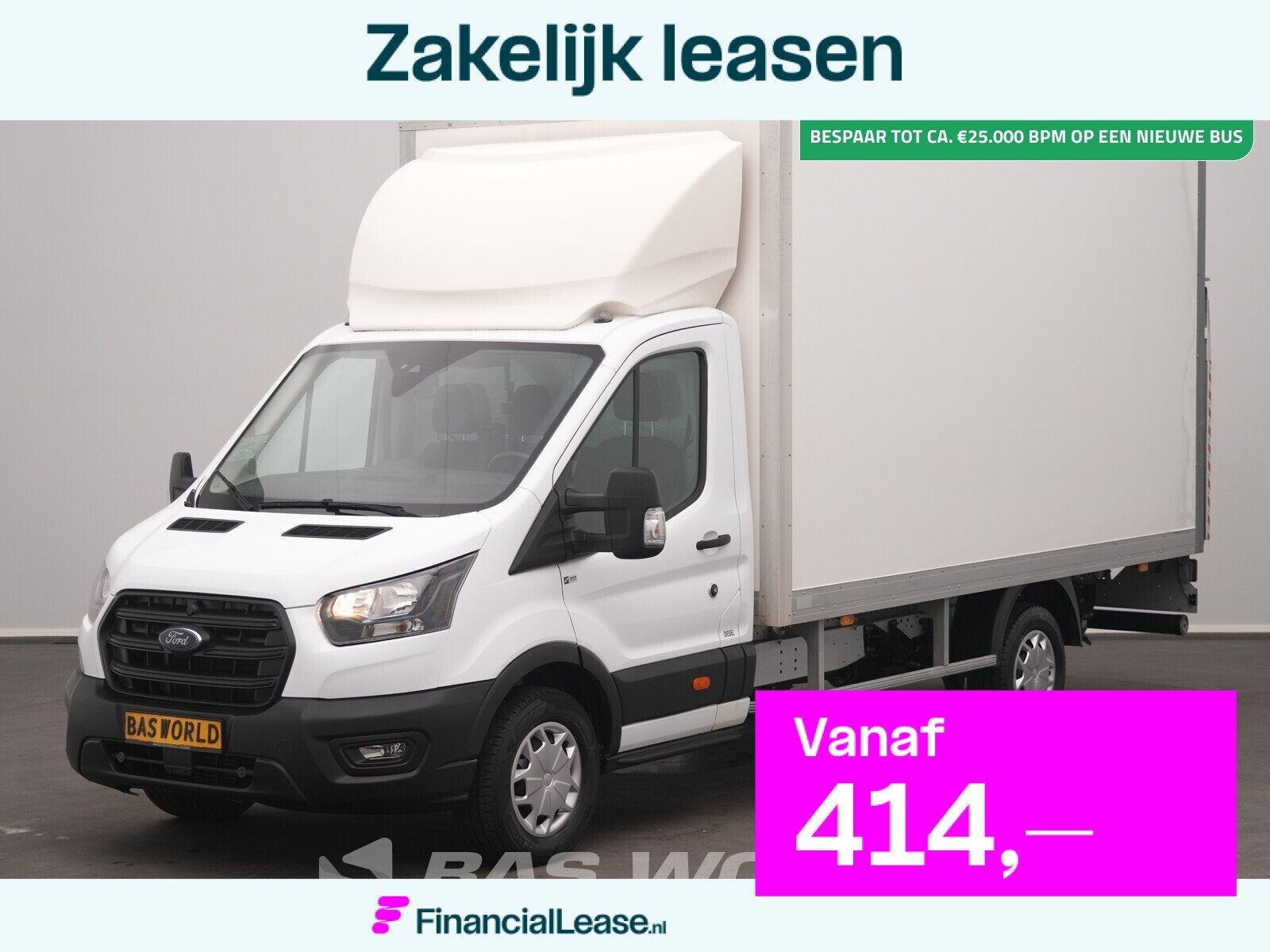 Ford Transit 130pk Laadklep Bakwagen Airco Cruise Euro6 Meub, Stof, Euro 6, 4 cilinders, 2000 kg