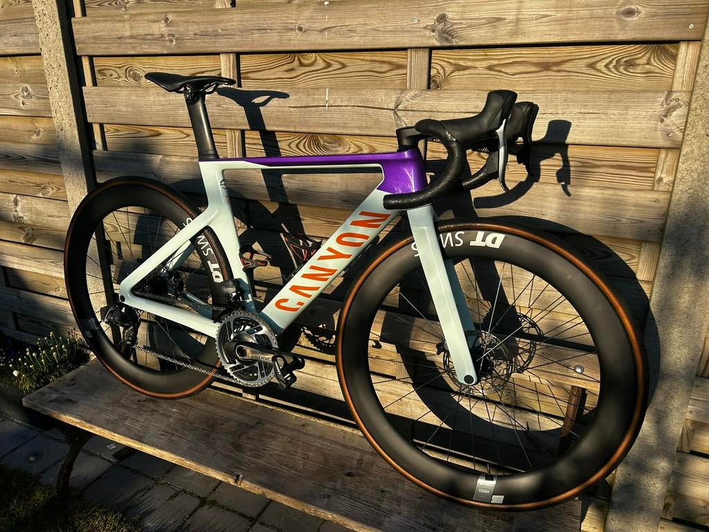 Canyon Aeroad CF SLX SRAM FORCE, Carbon, Zo goed als nieuw, Meer dan 20 versnellingen, 53 tot 57 cm