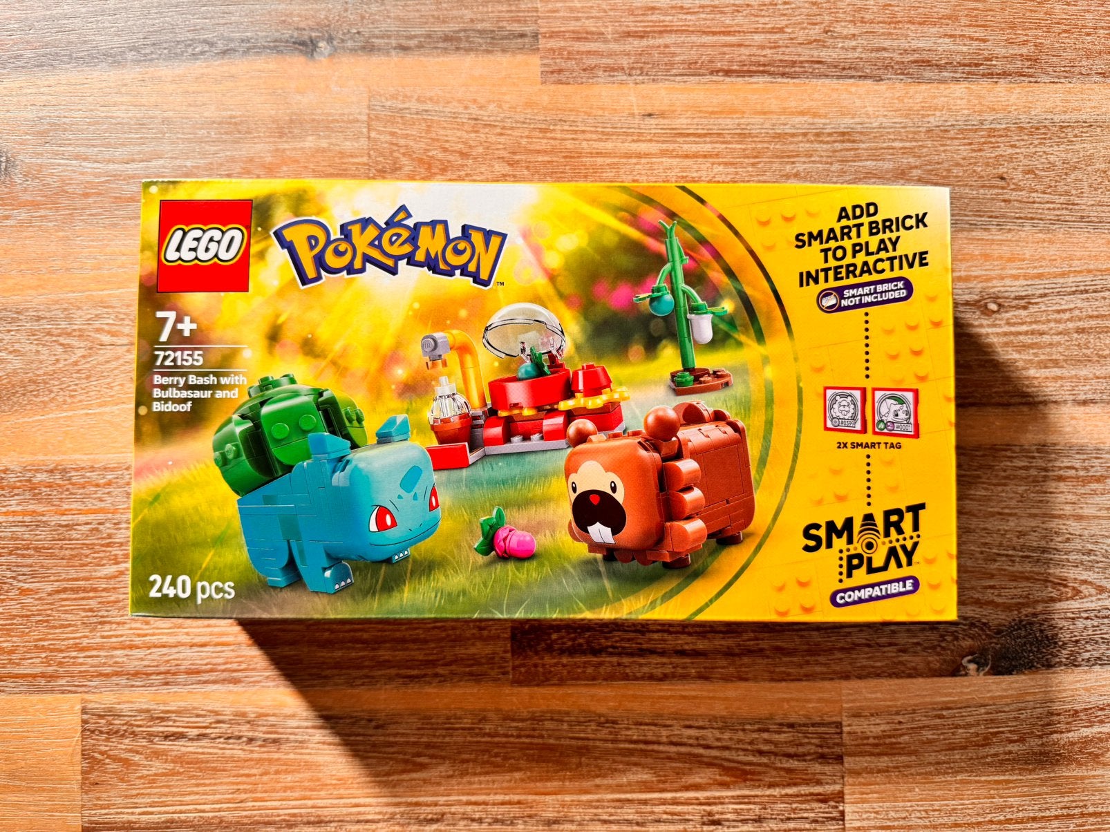 LEGO Pokémon 72155 SMART Play Bulbasaur en Bidoof Berry Bash, Overige thema's, Lego, Nieuw, Ophalen of Verzenden