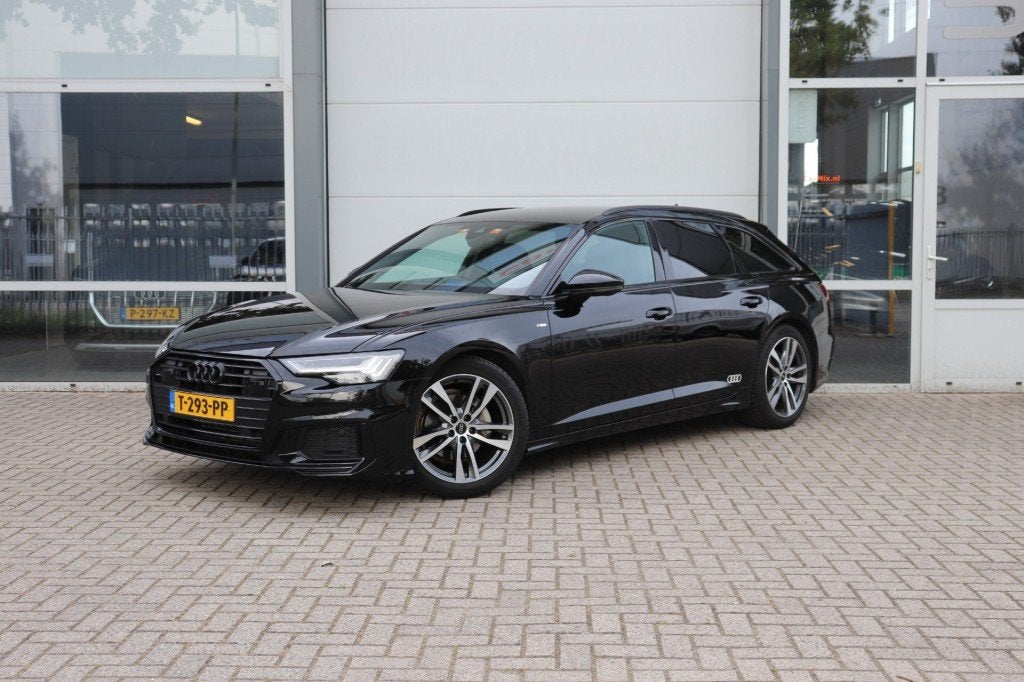 Audi A6 40 TFSI S EDITION COMPETITION/ORIG.NL/1E.EIG/DEALERO, Auto's, Audi, Zwart, 204 pk, 102 €/maand, A6