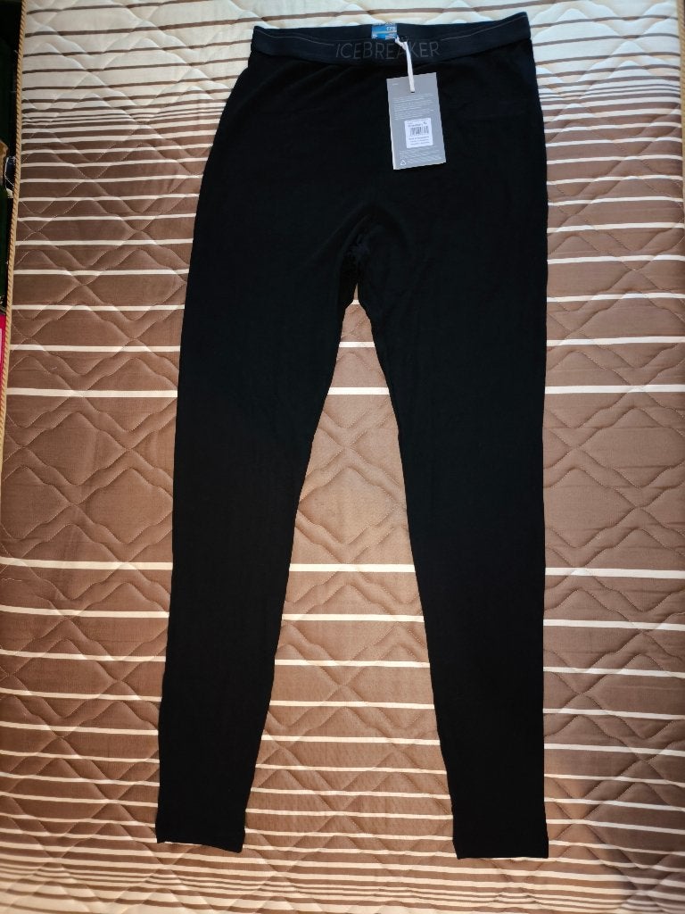 Icebreaker m 175 everyday leggings maat XL, Verzenden, Zwart, ICEBREAKER, Maat 56/58 (XL)