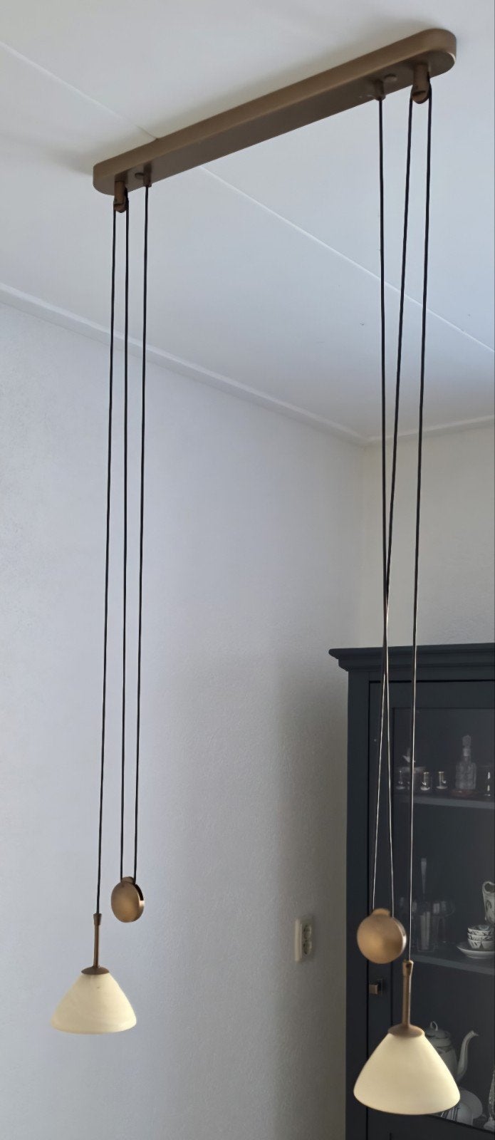 Mooie hanglamp, Huis en Inrichting, Lampen | Hanglampen, Ophalen, Gebruikt, Klassiek, E14 (klein)