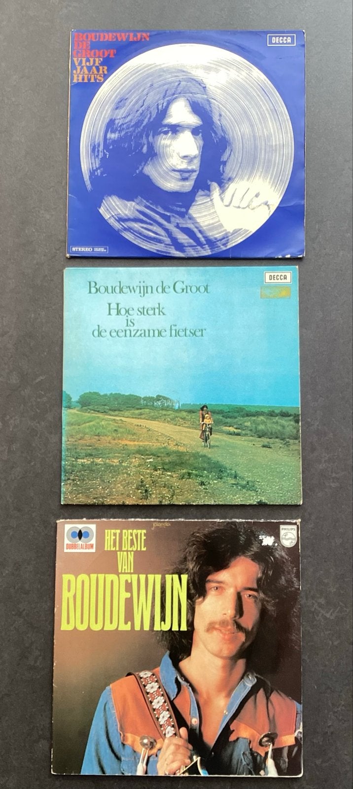 Boudewijn de Groot Vinyl Collectie - 3 LP's, LP, Gebruikt, Ophalen of Verzenden, Dubbel-LP