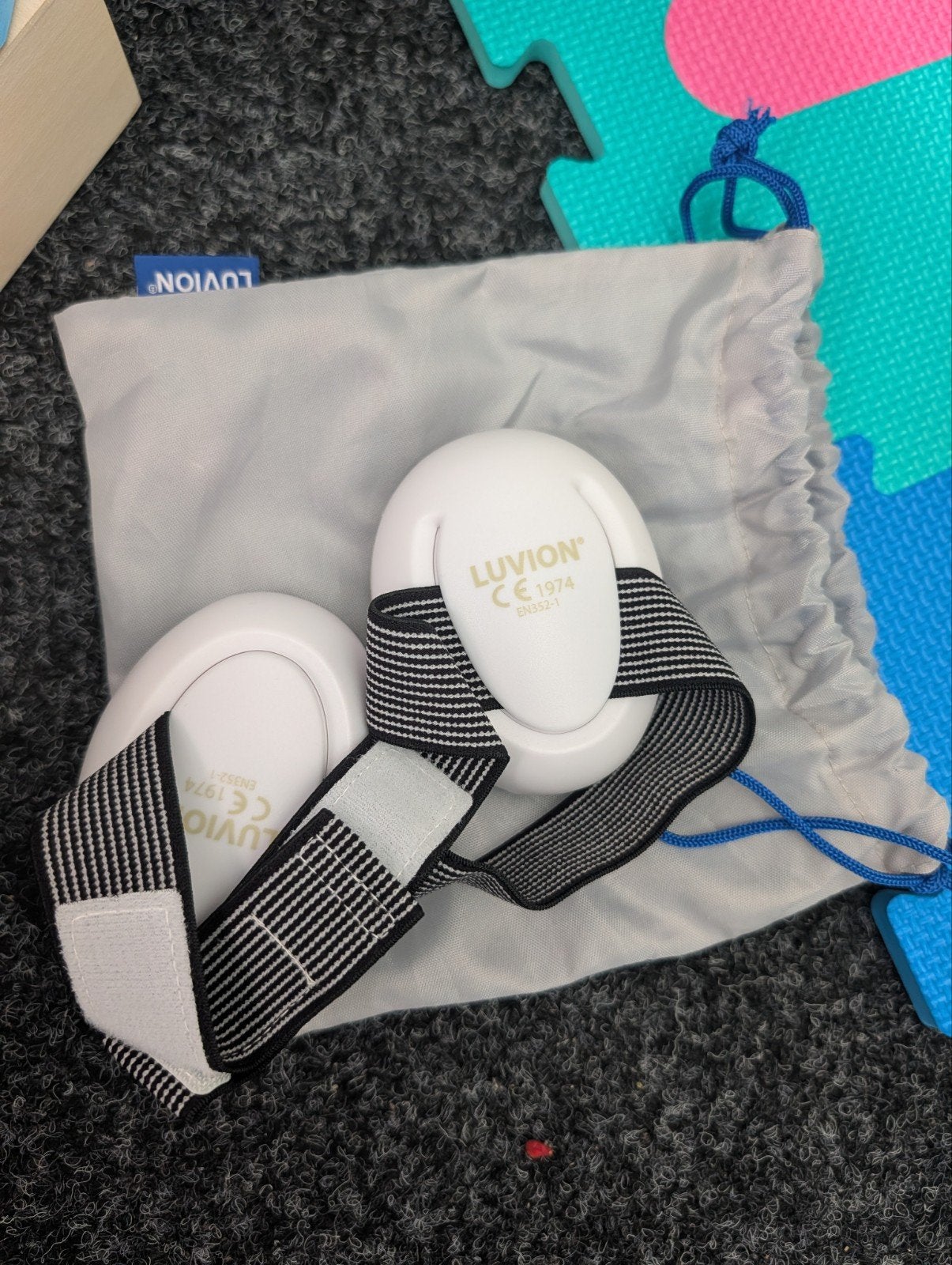 Luvion gehoorbeschermers voor baby's - perfecte staat, Ophalen, Zo goed als nieuw