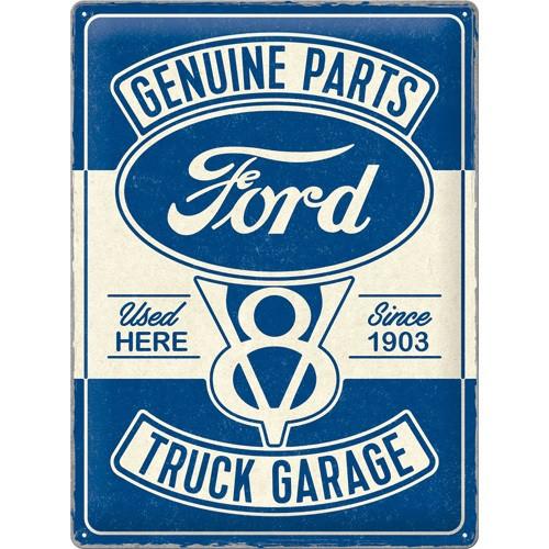 Ford Genuine Parts Truck relief reclamebord van metaal deco