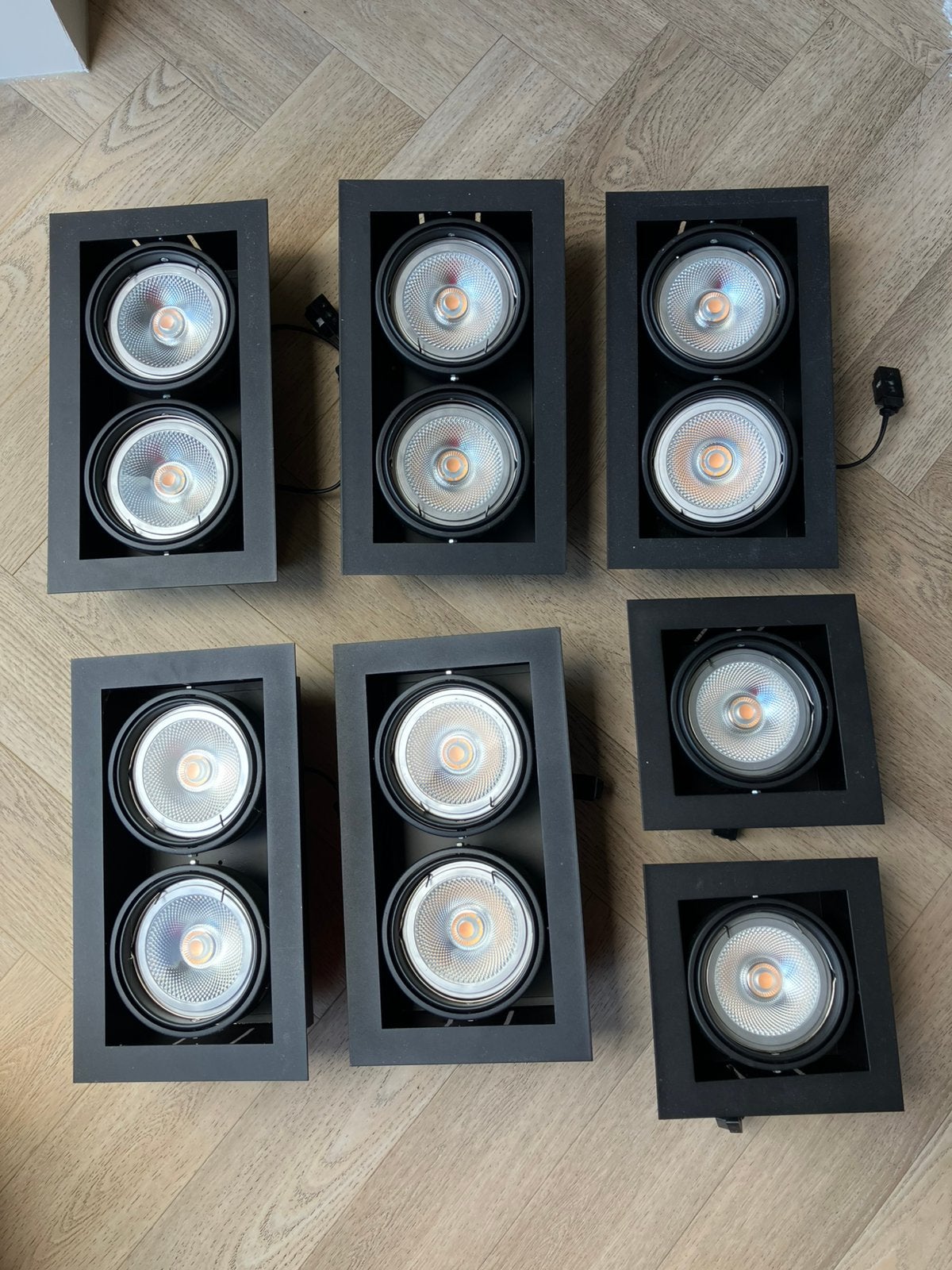 Zwarte inbouwspots, Ophalen, Gebruikt, Qazqa, Inbouwspot