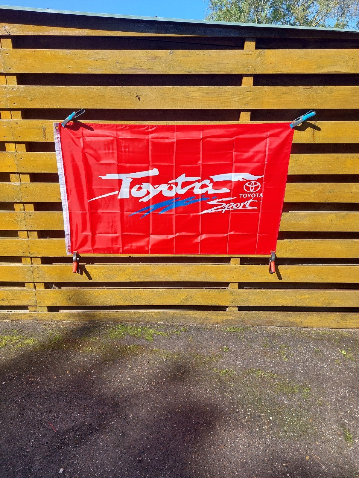 TOYOTA SPORT VLAG BANNER 90X150CM, Ophalen of Verzenden