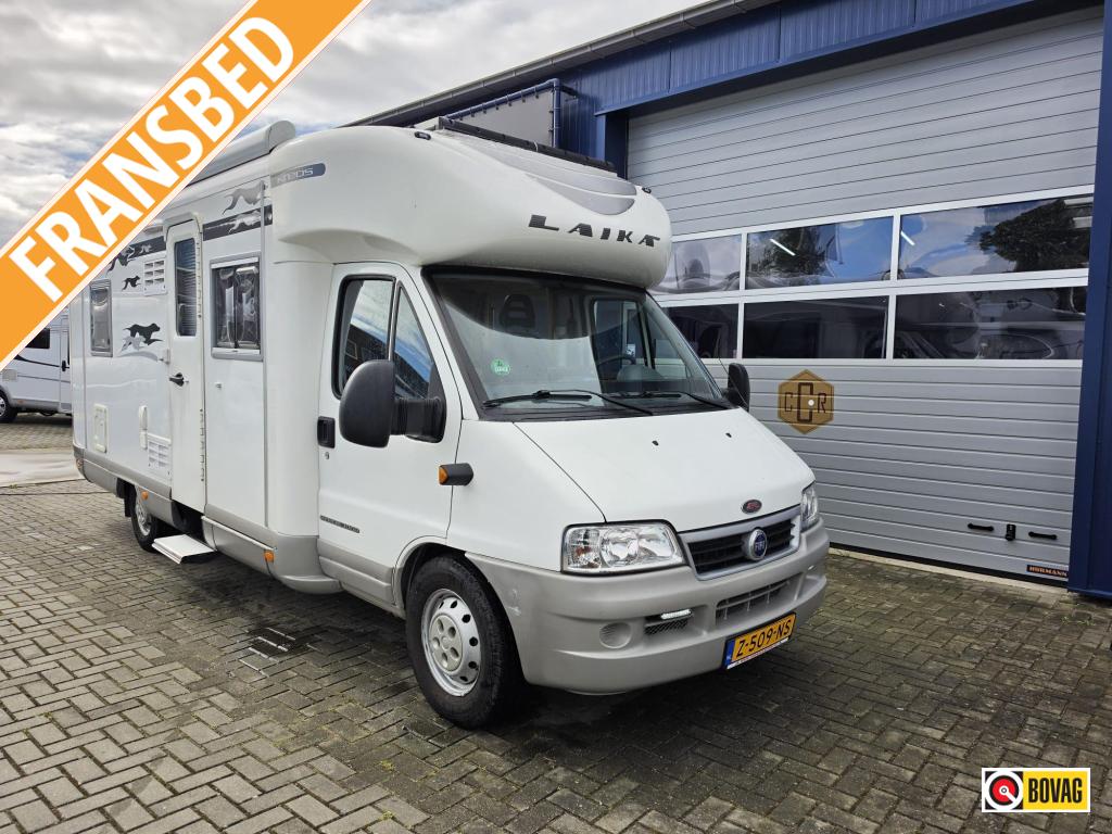 Laika Kreos 3008 Face/Face, Omvormer etc., Caravans en Kamperen, Campers, Ringverwarming, Fiat, Bedrijf, Afzuigkap