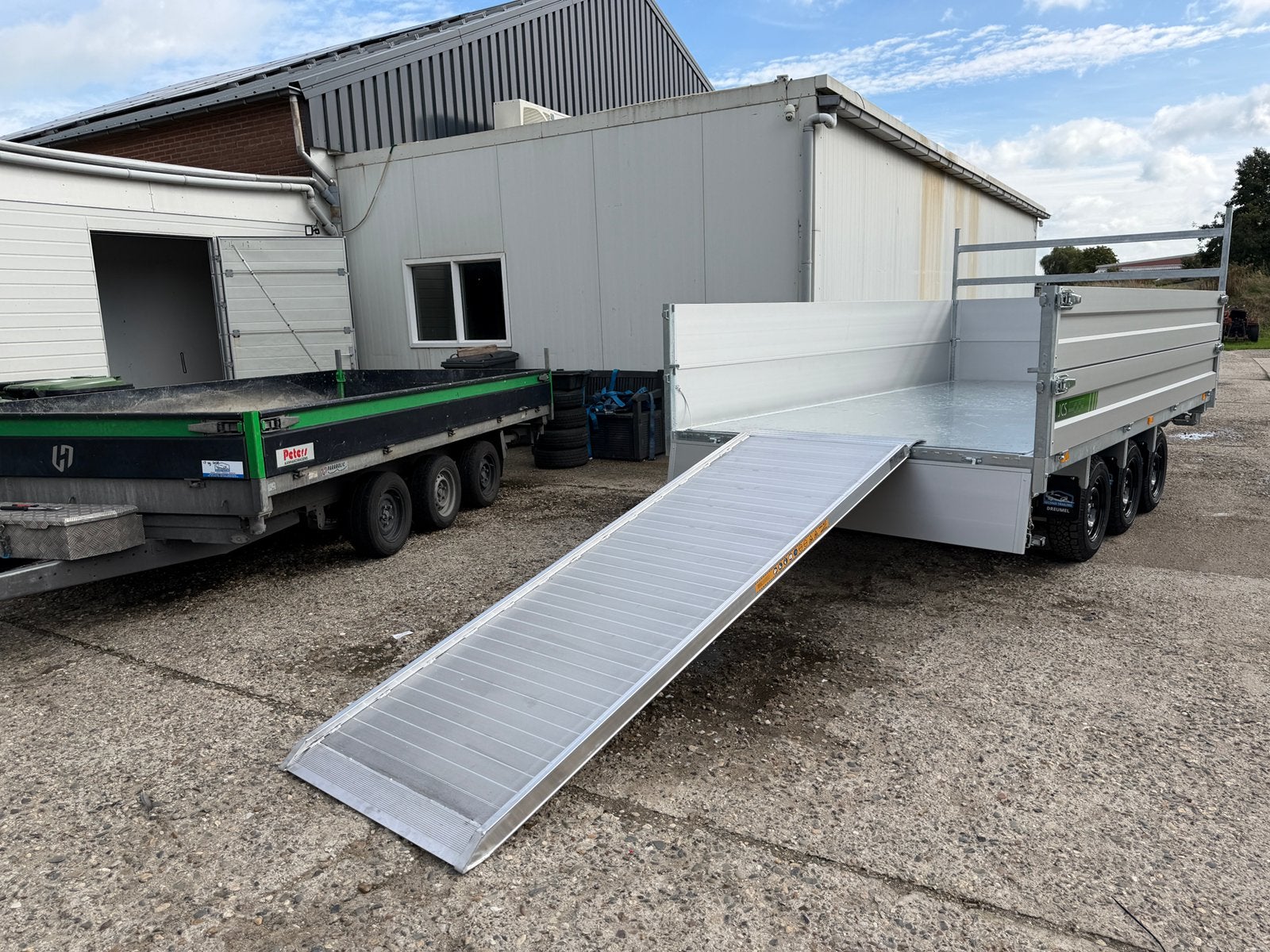 Oprijplaat vast aluminium 1000kg 3000 x 9500mm, Ophalen, Nieuw