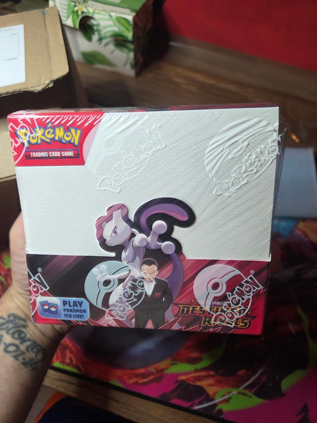 Destined Rivals Boosterbox Scarlet and Violet Sealed 36packs, Hobby en Vrije tijd, Ophalen of Verzenden, Nieuw, Boosterbox, Foil