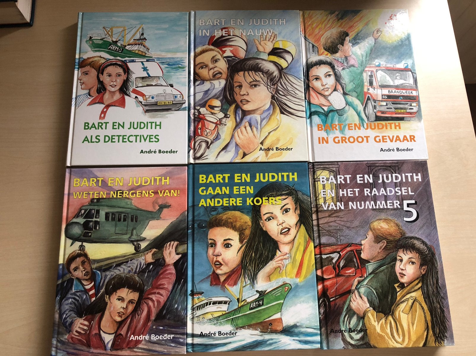 Bart en Judith en het raadde van nummer 5 door Andre Boeder, Ophalen of Verzenden, Zo goed als nieuw