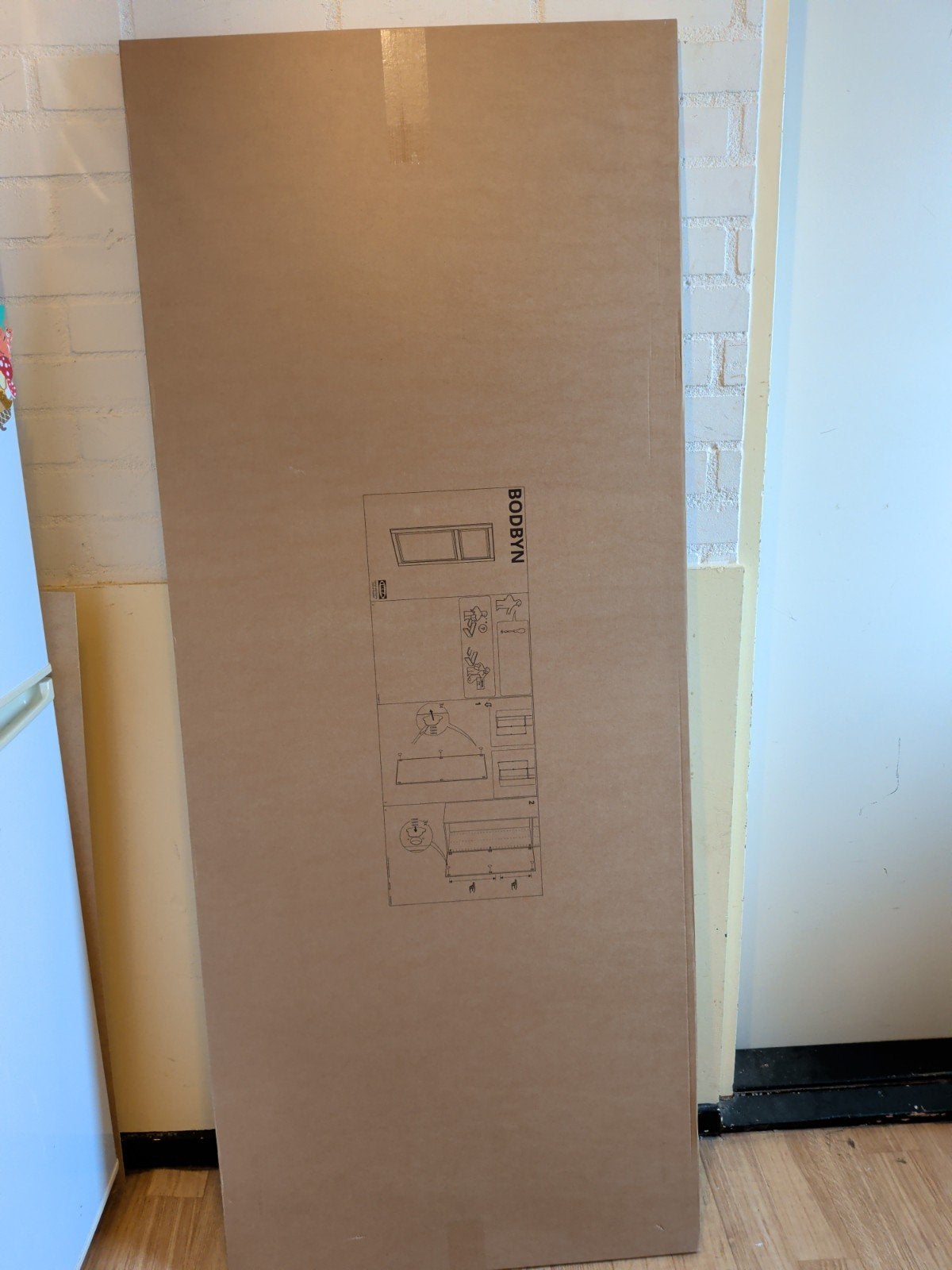 IKEA Bodbyn deur voor Stensund kast. 60x140cm 00450564, Ophalen, Minder dan 80 cm, Overige typen, Minder dan 200 cm