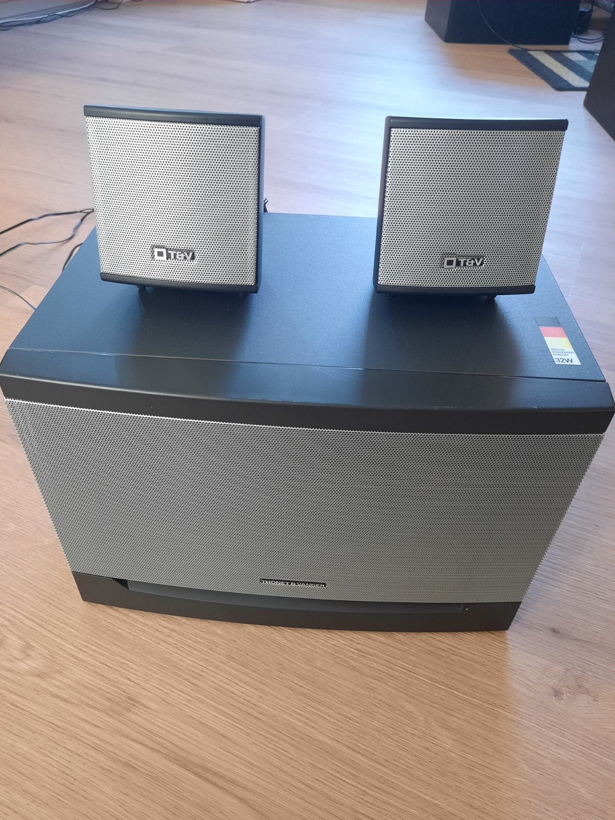 Thonet & vander Riss, Speakerset, Zo goed als nieuw, AUX-ingang, Minder dan 60 watt