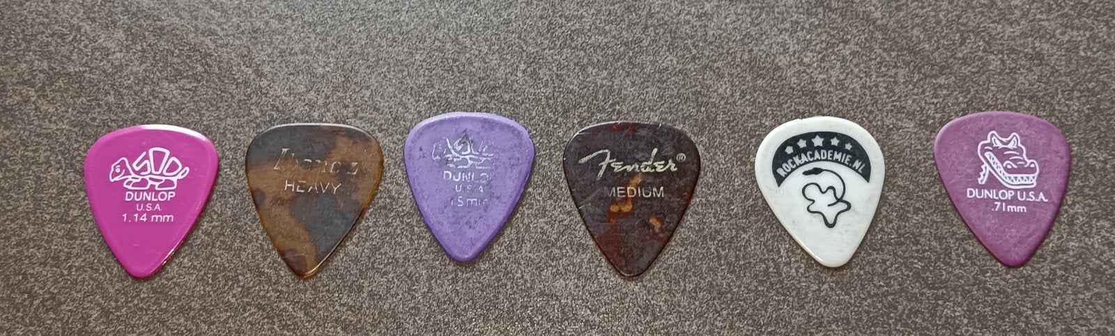 Gitaar plectrums (diverse merken en diktes), Ophalen of Verzenden, Gebruikt, Klassieke of Spaanse gitaar