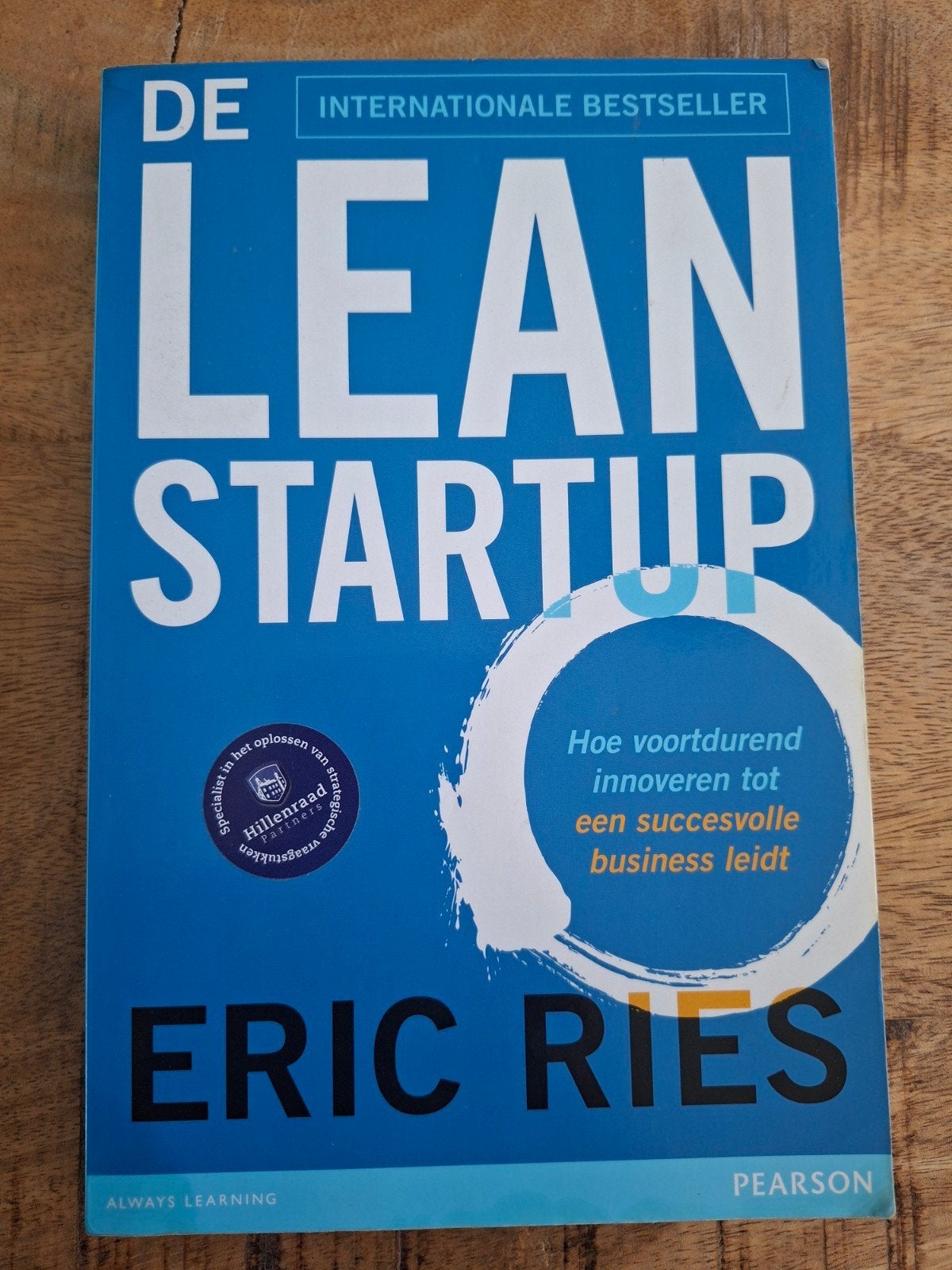 De Lean Startup - Eric Ries (Internationale Bestseller), Boeken, Ophalen of Verzenden, Zo goed als nieuw, Management, Eric Ries