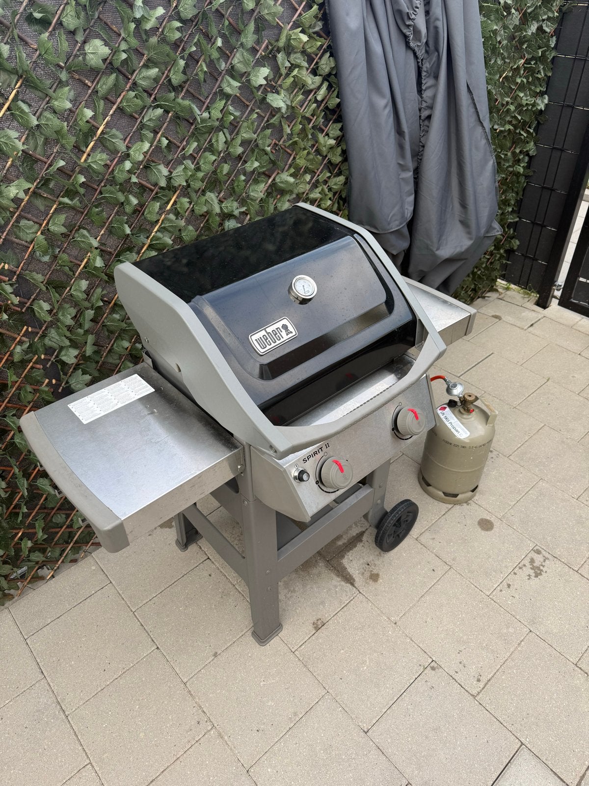 Weber Spirit II E-210 Gasgrill met Gasfles & Hoes, Ophalen, Gebruikt