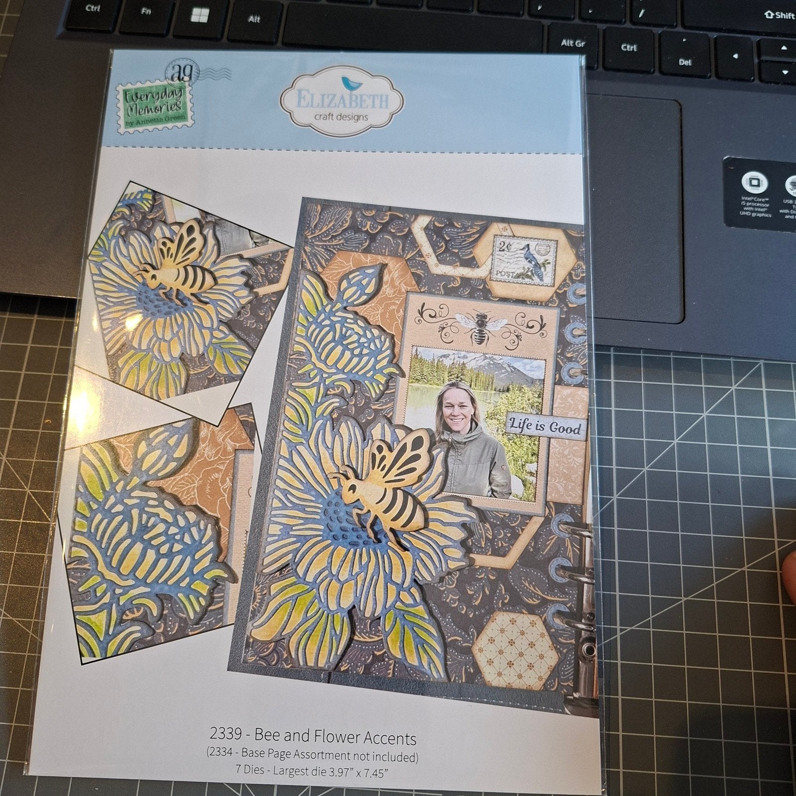 Elizabeth Craft Designs Snijmallen Bij en Bloemen, Hobby en Vrije tijd, Ophalen of Verzenden