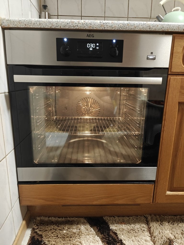 AEG inbouw oven te koop!, Ophalen, 45 tot 50 cm, Hete lucht, Oven