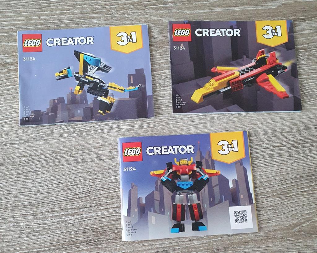 3 in 1 lego set, Gebruikt, Lego, Ophalen of Verzenden, Compleet