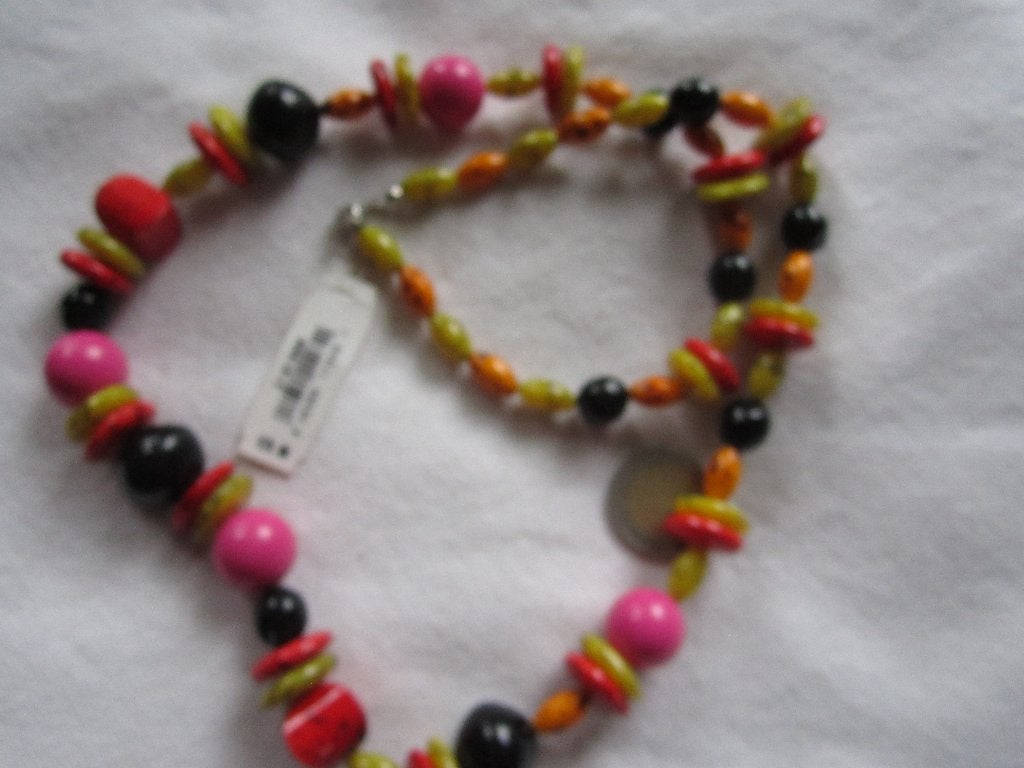 17.  Schitterende oude ketting,  78 cm.  Old stock, Ophalen, Overige materialen, Ketting