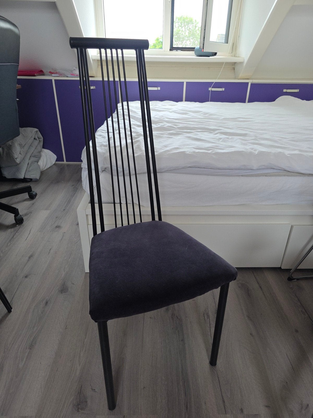 Stoelen 5 stuks €30, Ophalen, Gebruikt, Modern en Klassiek, Zwart