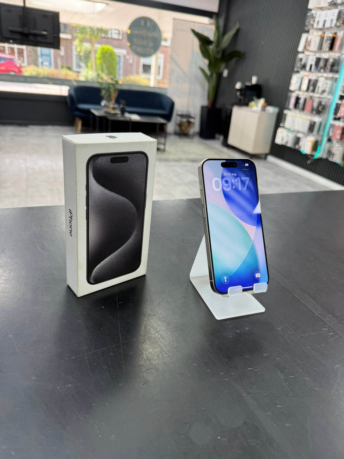 iPhone 15 Pro 256GB Natural Titanium – Accu 96%!, Ifixiteasy, Ophalen of Verzenden, Zo goed als nieuw, Info@ifixiteasy