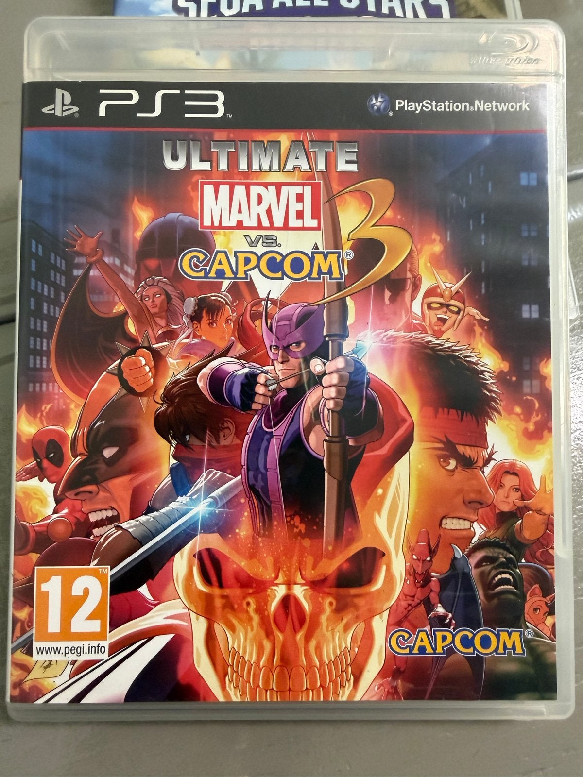 Ultimate Marvel vs. Capcom 3 - PS3, Spelcomputers en Games, Gebruikt, Vechten, 2 spelers, Eén computer