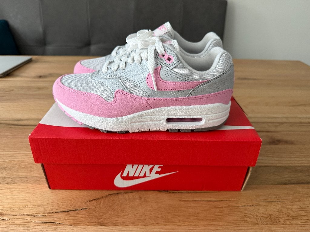 Nike Air max 1 DS 'Platinum Pink Rise' / mt 37.5 - US 6.5, Verzenden, Nieuw, Sneakers of Gympen, Roze