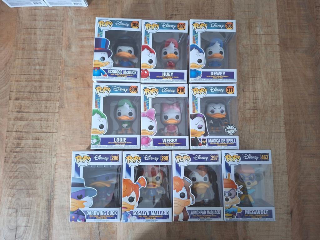 Funko pop Collectie Ducktales en Darkwing Duck, Ophalen of Verzenden
