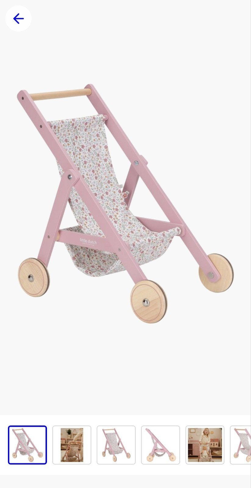 kinderwagen little dutch, Ophalen